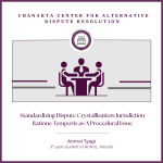 Standardizing Dispute Crystallisation_Jurisdiction Ratione Temporis as A Procedural Issue