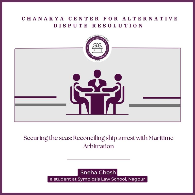 Securing The Seas: Reconciling Ship Arrest With Maritime Arbitration