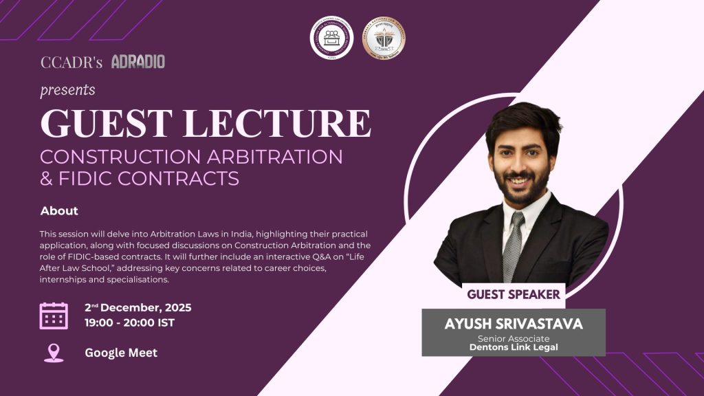 ADR Radio: Construction Arbitration & FIDIC Contracts